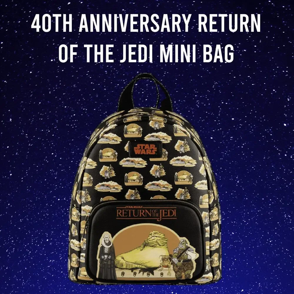 New 40th Anniversary of Star Wars Return of the Jedi Mini Backpack